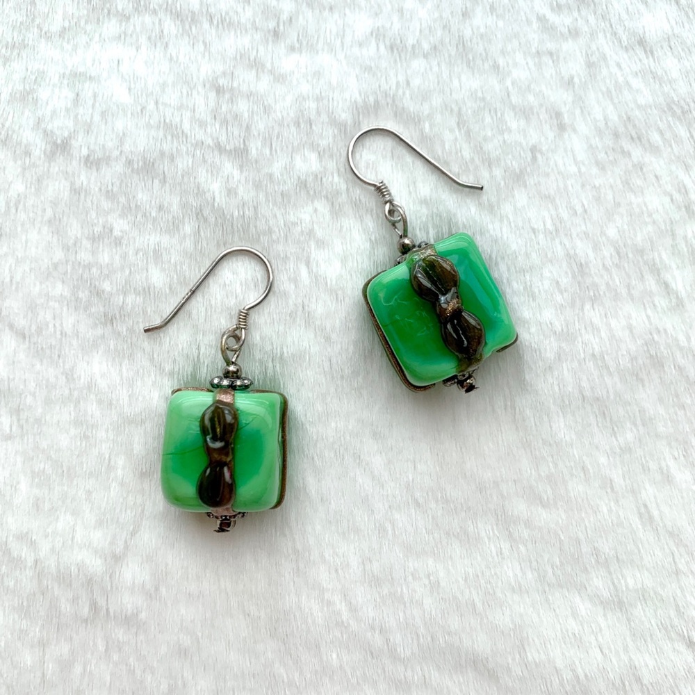 NEW Handmade Christmas Gift Box Earrings